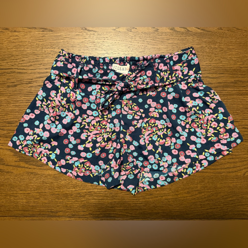 Billabong Navy Floral Tie-Waist Women’s Shorts
